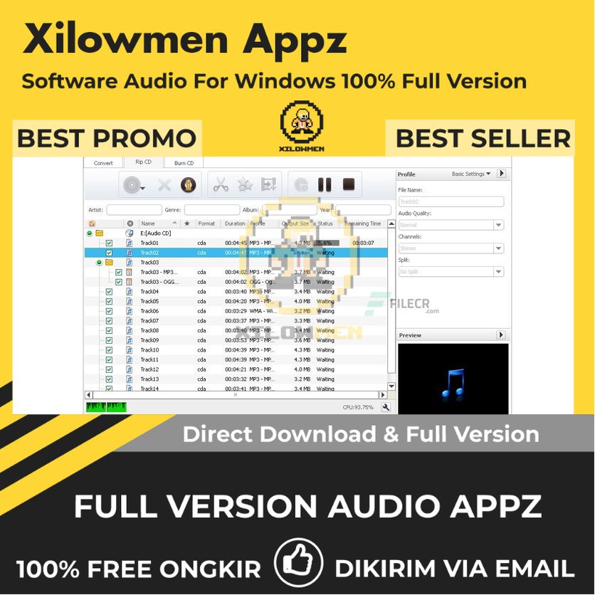 [Full Version] Xilisoft Audio Maker Pro Lifetime Audio Software WIN OS