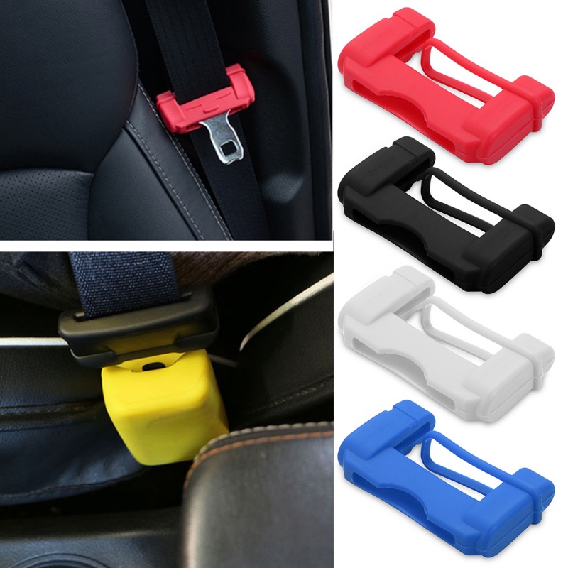 Universal Car Seat Belt Card Buckle Protection Cover/Kualitas Tinggi Silikon Lembut Luminous Anti Gores Cover/Aksesoris Pengaman Interior Mobil