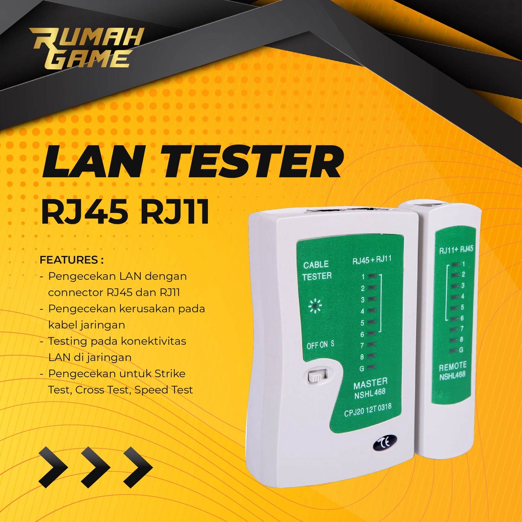 LAN Tester RJ45 RJ11 Tester Kabel Lan