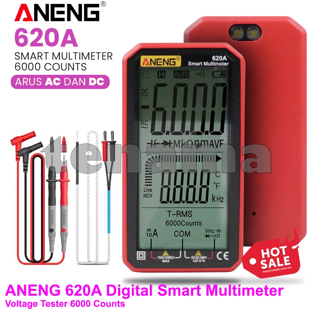 ANENG 620A Digital Smart Multitester Voltage Tester 6000 Counts