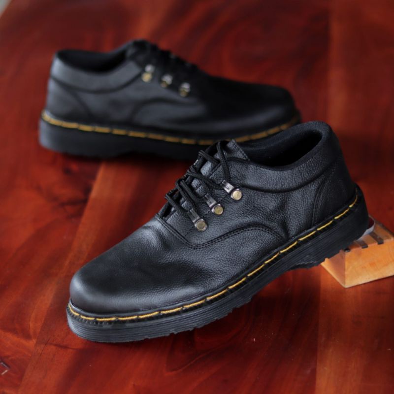 WOLF FURY - Sepatu Pantofel Formal Docmart Low Boots Kerja Pria Oxford