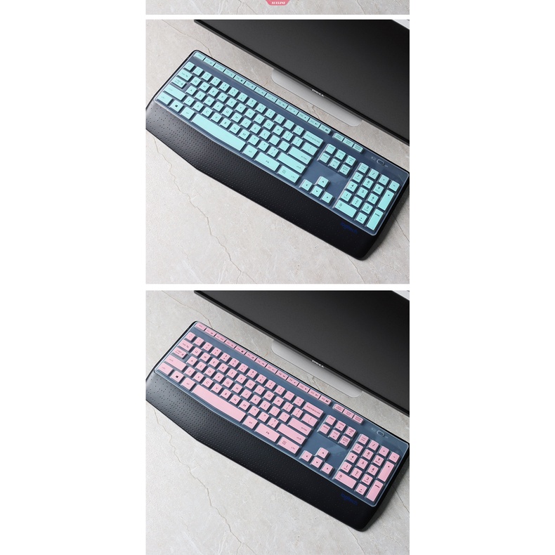 Untuk Logitech MK345 K345 Silikon Mekanik Desktop Keyboard Cover Kulit Pelindung Film [ZXL]