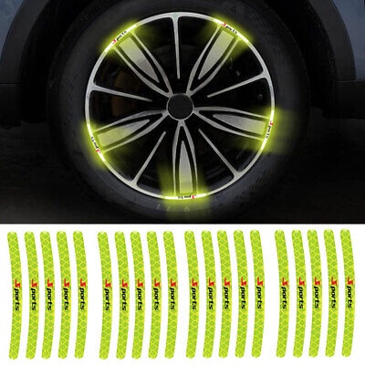 STICKER REFLEKTIF RODA BAN VELG MOBIL ISI 20 PCS