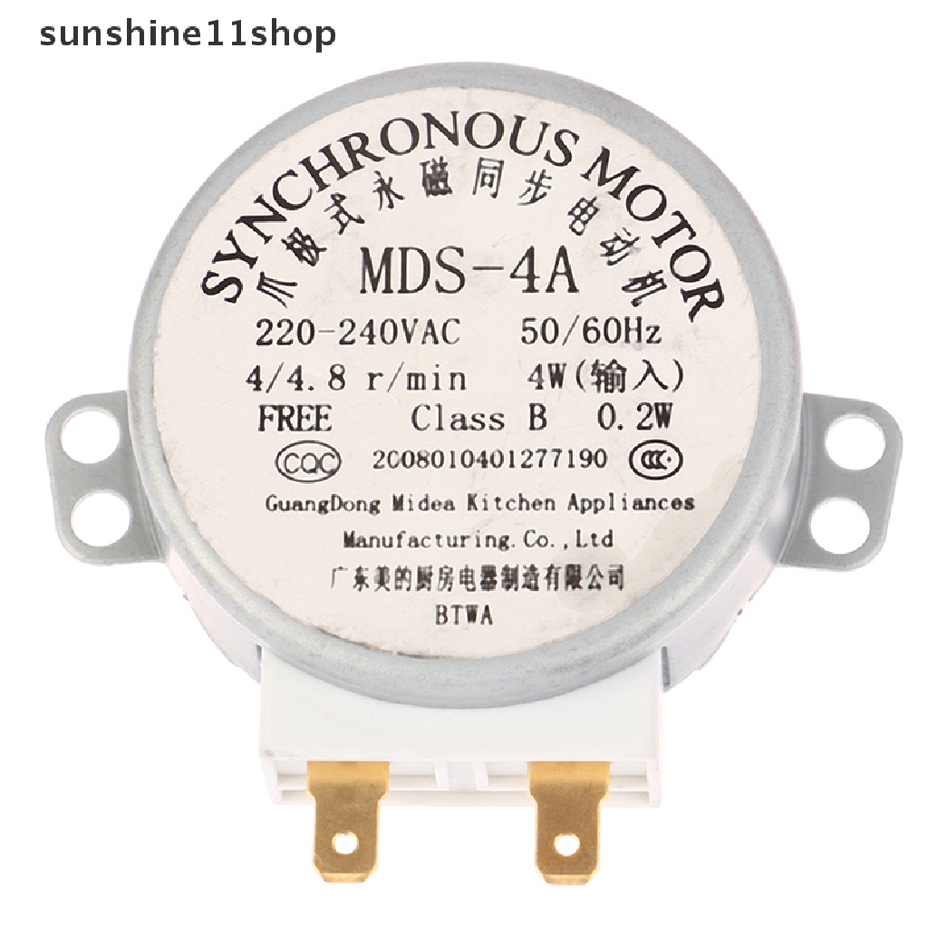 Sho MDS-4A 220V Micro Turntable Synchronous Tray Motor Microwave Oven Aksesoris N