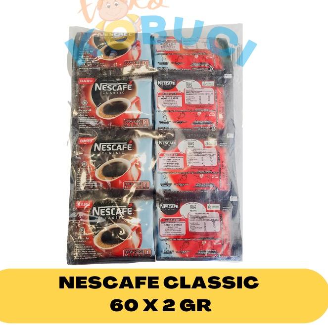 

C37 Nescafe Classic 60 x 2 gr gram tanpa ampas sachet CUCI GUDANG も