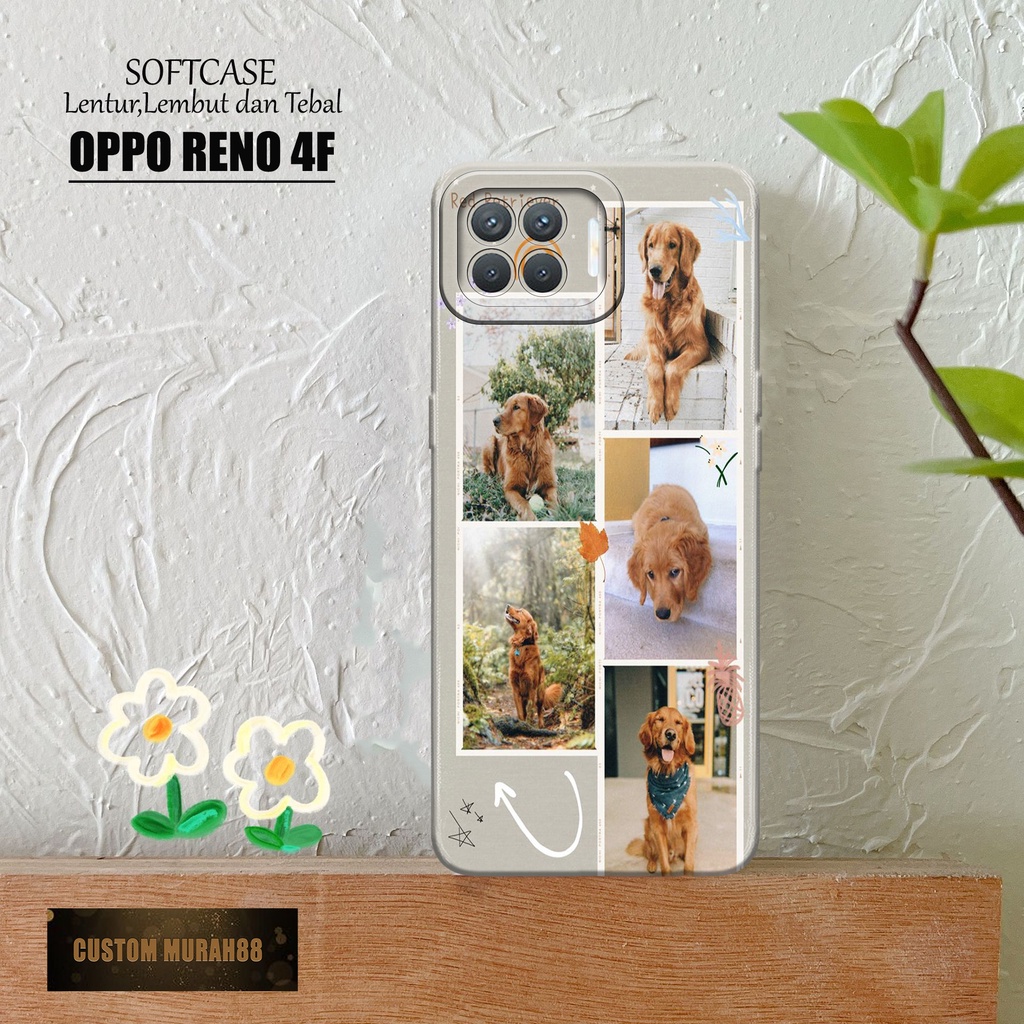Case Hp Oppo Reno 4F Terbaracu - Fashion Case DOGS - Casing Oppo Reno 4F Terbaru - Softcase Hp Oppo 