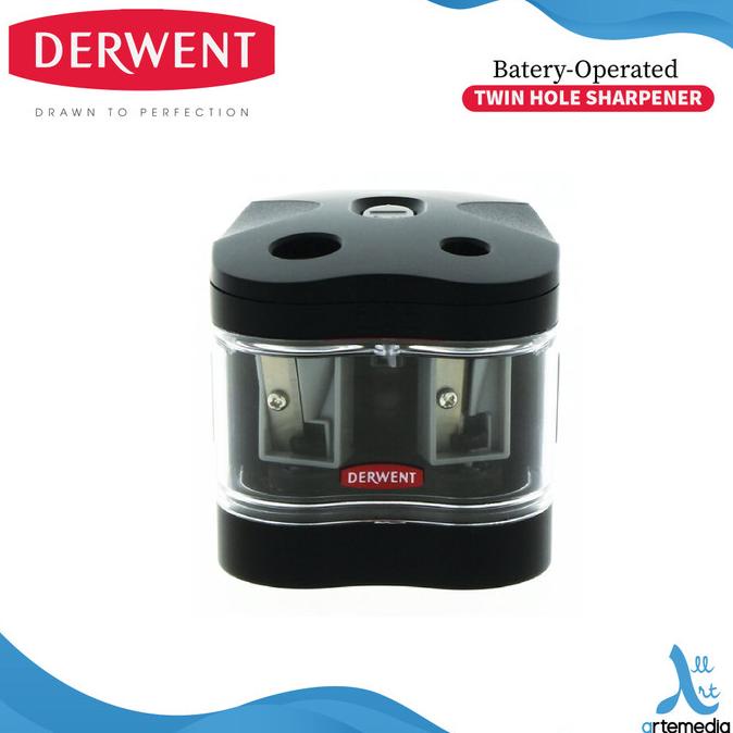

Rautan Pensil Derwent Battery Operated Twin Hole Sharpener