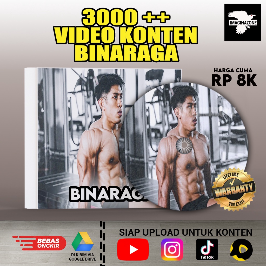 Kumpulan Video Konten Binaraga Indonesia Siap Upload 3000++ | Fyp
