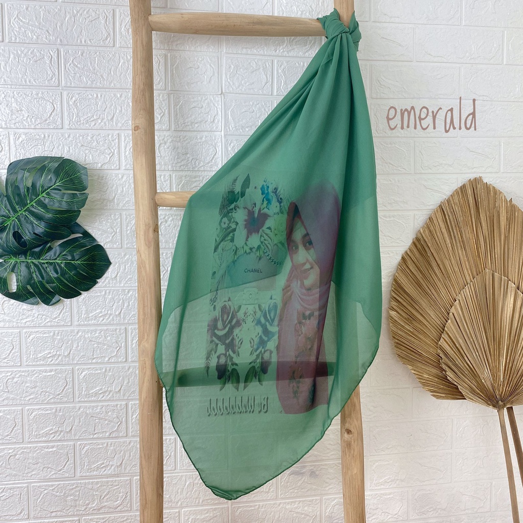 segiempat bella square pollycotton printing face bela hijab jilbab kerudung bela polycotton