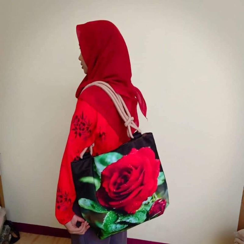 Totebag tas tote kupu-kupu tas wanita butterfly tas kuliyah tas sekolah tas ibu zellshop