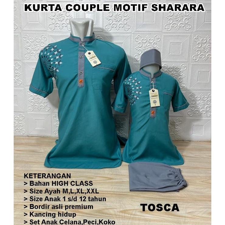 Koko Anak Dan Ayah Couple Agnina Motif Bordir