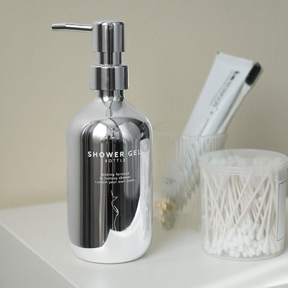 【 ELEGANT 】 Botol Shampo Isi Ulang 500ml Fashion Kamar Mandi Aksesoris Dapur Sanitizer Bottle Lotion Bottle Shower Gel Hand Soap Dispenser