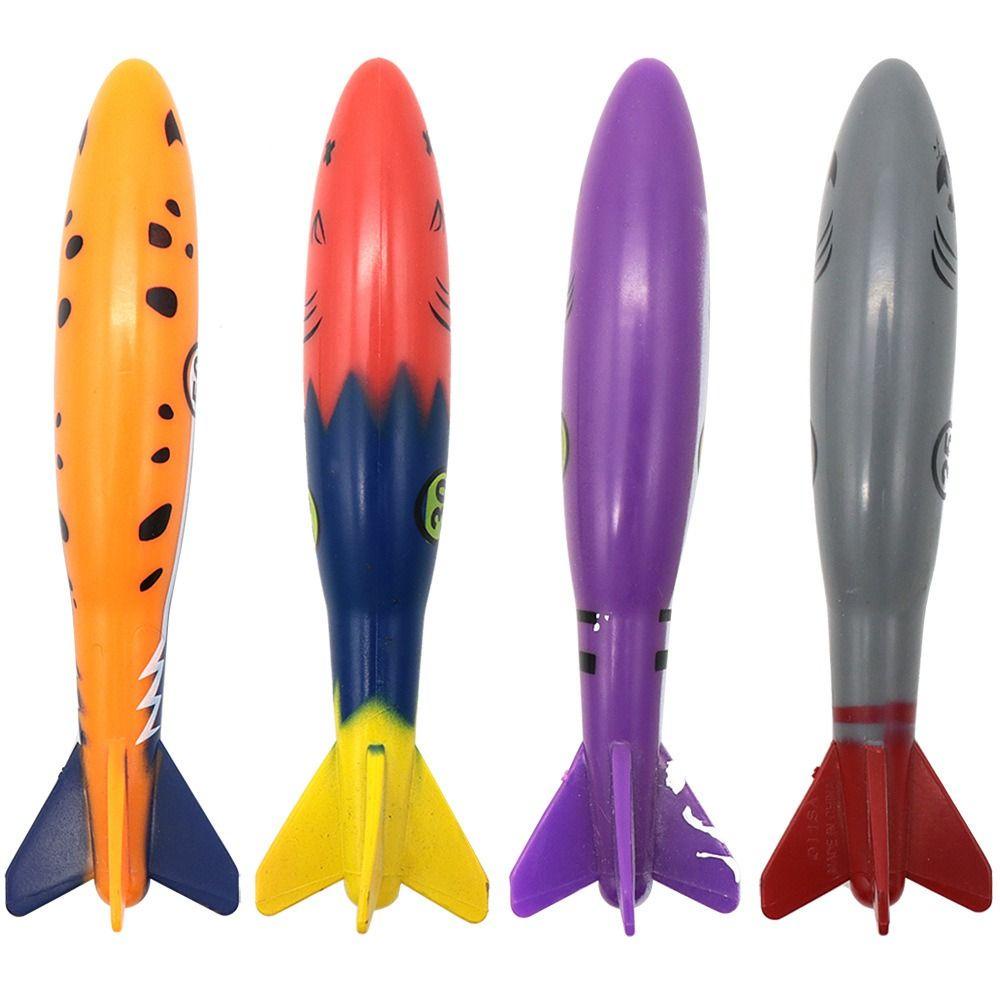 Nanas 4Pcs /Set Mainan Bawah Air Mainan Kamar Mandi Mainan Luar Ruangan Tongkat Diving Renang Diving