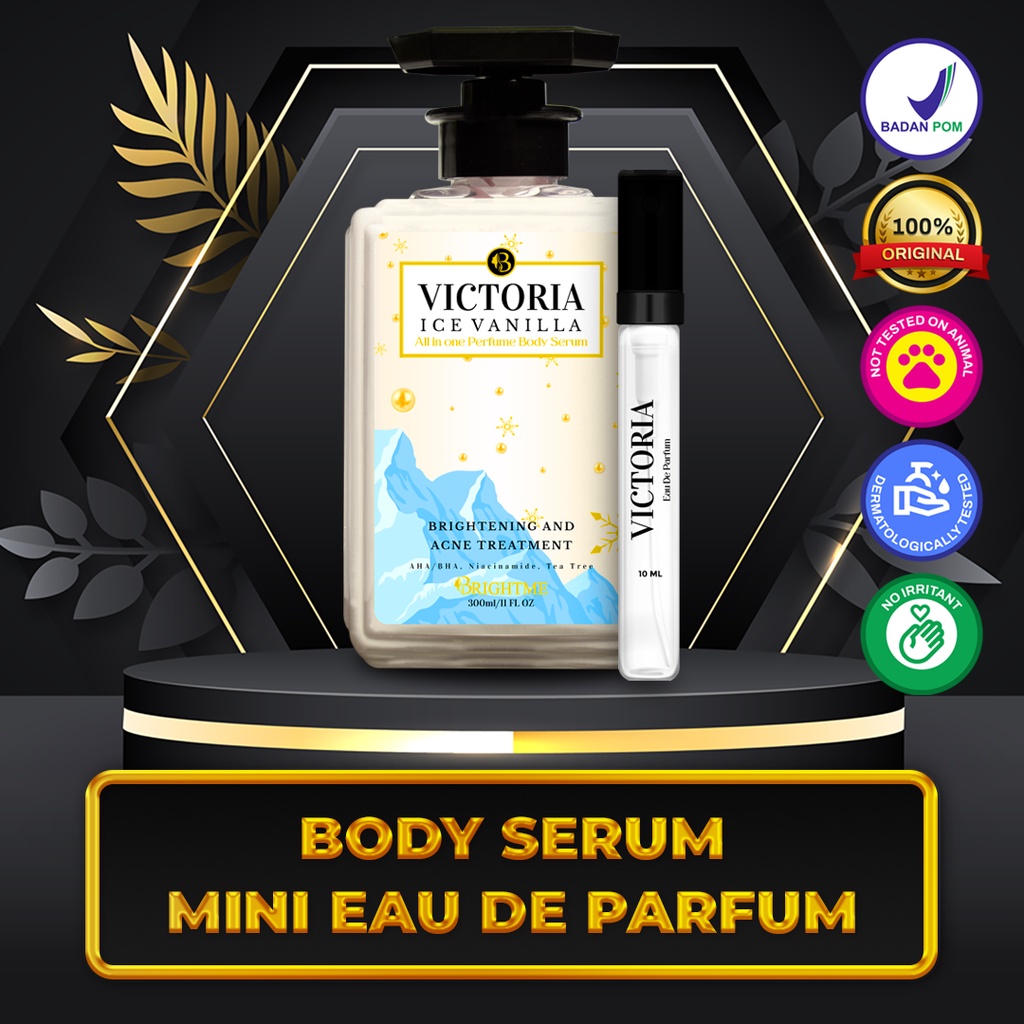 	 Brightme Bundle Body Serum Victoria Ice & Parfume Mini	