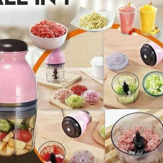 ◌ Chopper Belender Blender Kapsul  Serbaguna Mini MPASI Bayi / Hand Blender Coper Bumbu Daging ✷