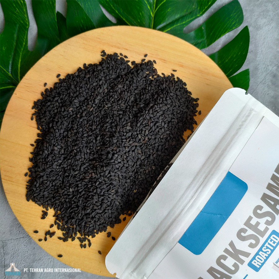 

Organic Black Raw Sesame Seeds (Biji Wijen Hitam Organik Mentah) 500gr