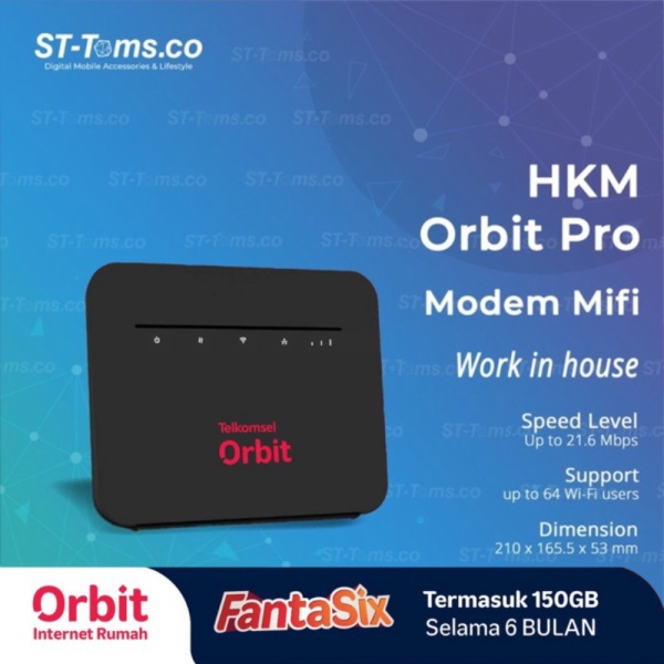 Promo HKM 281 / HKM281 Orbit Pro Modem Telkomsel WiFi 4G High Speed Berkualitas