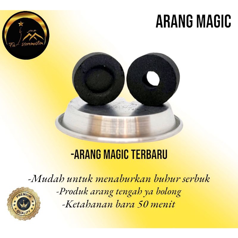 Arang Magic Charco Lite Areng Magic 1 biji arang