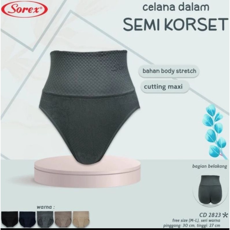 Celana Dalam Semi Korset Bahan Body Stretch Sorex 2823