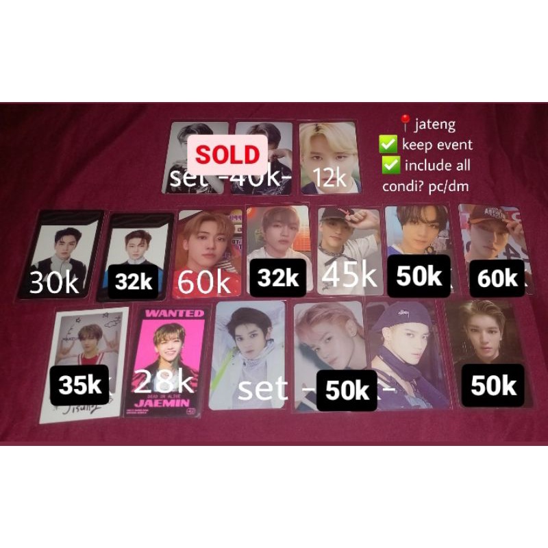 [READY] WTS / WANT TO SELL PHOTOCARD NCT DREAM NCT 127 WAYV BEATBOX DICON IRREGULAR GLITCH MODE DREA