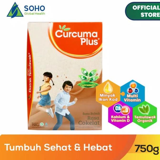 

Curcuma Plus Susu Bubuk Anak - Coklat 750gr (1 - 6 Tahun