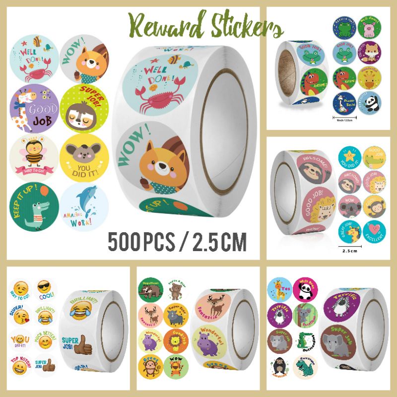 

Sticker Reward Encouragement Motivasi Anak 500 pcs