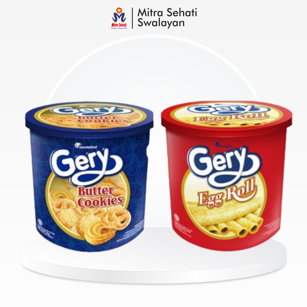 

GERY BUTTER COOKIES 300g, EGG ROLL TIN 210gr - Mitra Sehati Swalayan