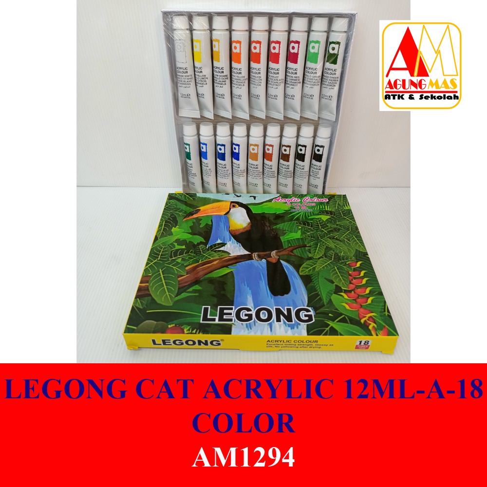 

LEGONG CAT ACRYLIC 12ML-A-18 COLOR