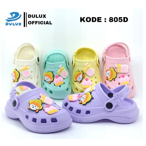 Sandal Fuji Baim Anak Sandal Anak Laki-laki Perempuan Dulux  Sandal Anak Tali Belakang Karakter Lucu Murah