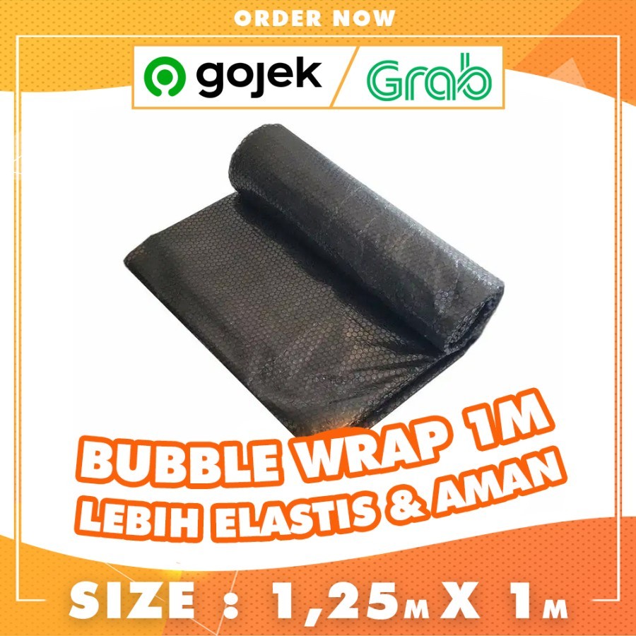 

Bubble Wrap Ecer 125cm x 1 Meter Bubble Wrap Hitam Eceran Tebal Murah