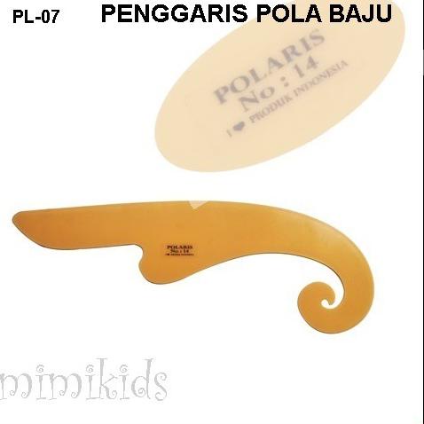 

L38 Penggaris Jahit Pola lengkung Golok POLARIS No. 14 PL-07 STOCK TERBATAS ➥