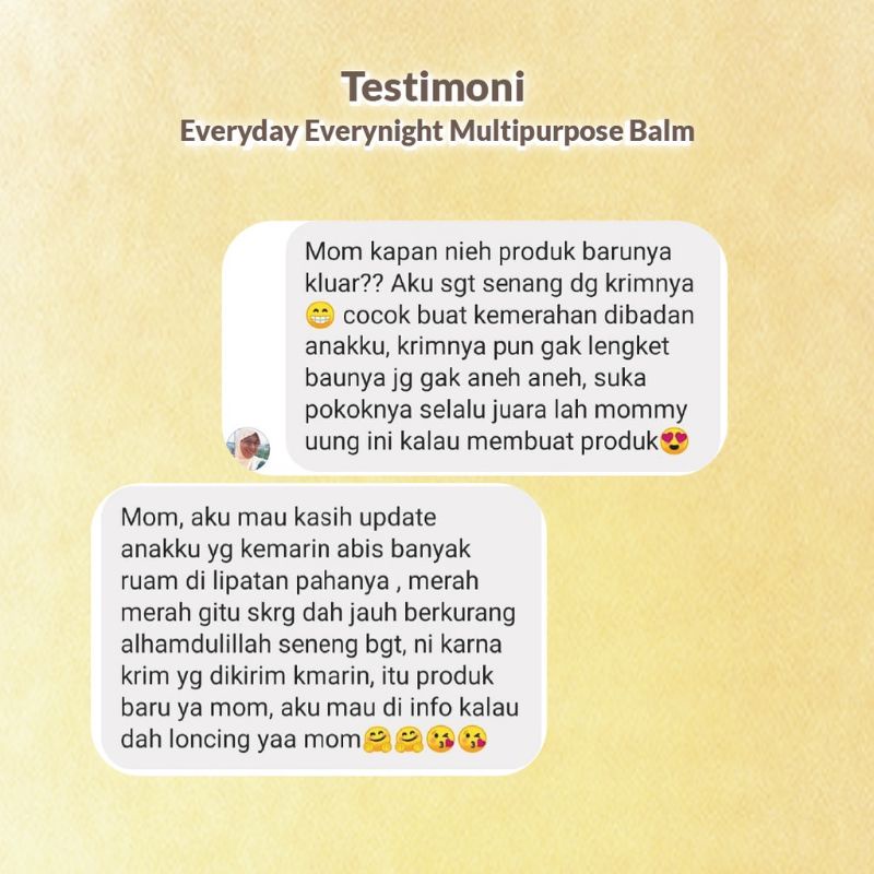 Moell Everyday Everynight Multipurpose Balm 30ml | Balm Bayi Kulit Sensitif dan Anti Ruam