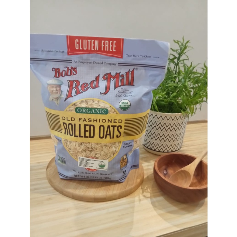 

Bob's Red Mill GF Organic Old Fashioned Rolled Oat 907gr