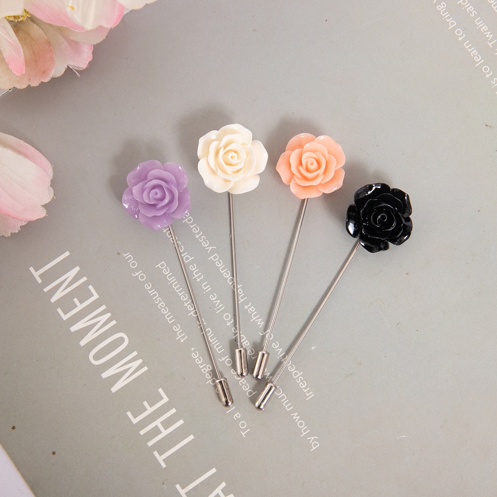 Women Brooch Untuk Simulasi flowerbroochHandmade Bunga Lencana Bros Pin Untuk Wanita DIY Hias (XINSHI-B301)