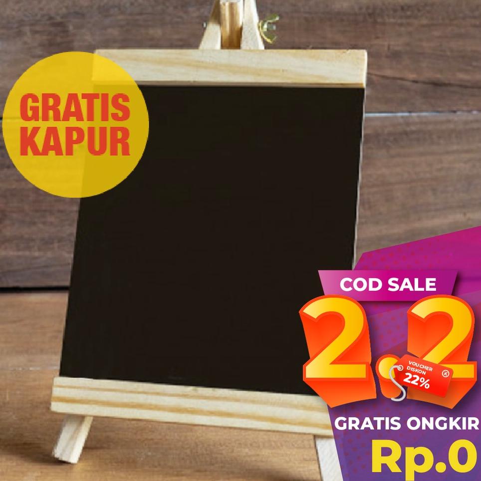 

E99 Papan Tulis Kapur Mini / Papan tulis kapur / papan tulis dan standing / papan tulis serbaguna BEST SELLER ぁ