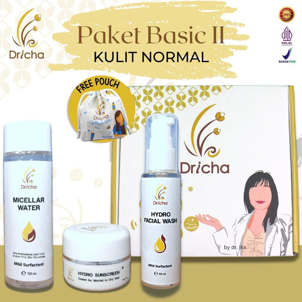 Dricha paket basic II untuk kulit normal dan kering