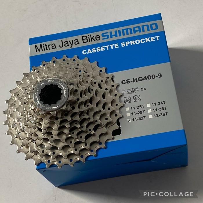 Sprocket Cassette Shimano HG400 9 Speed 11-32T Japan