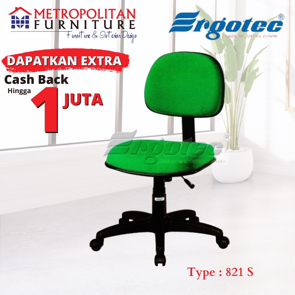 Kursi Kantor Ergotec Bangku Kerja Office Chair 821 S