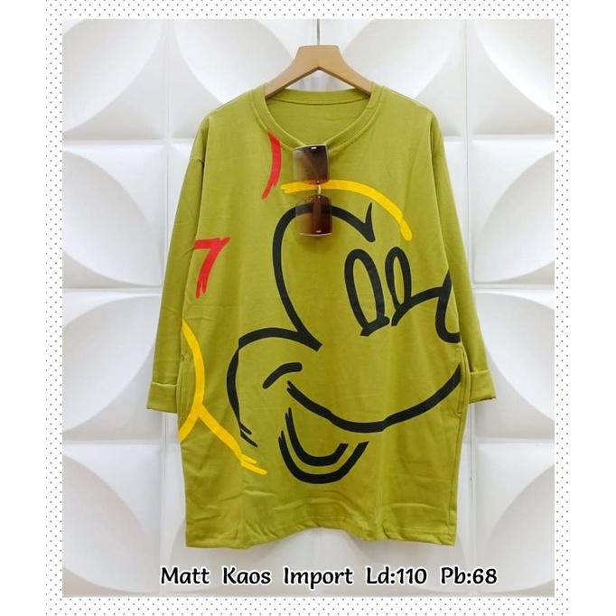 Micky blus kaos import/fashion wanita modern