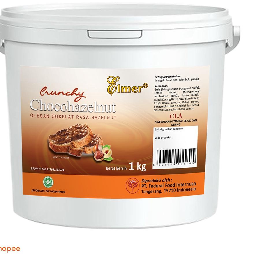 

❊ Elmer Spread Crunchy Choco Hazelnut 1kg ♣