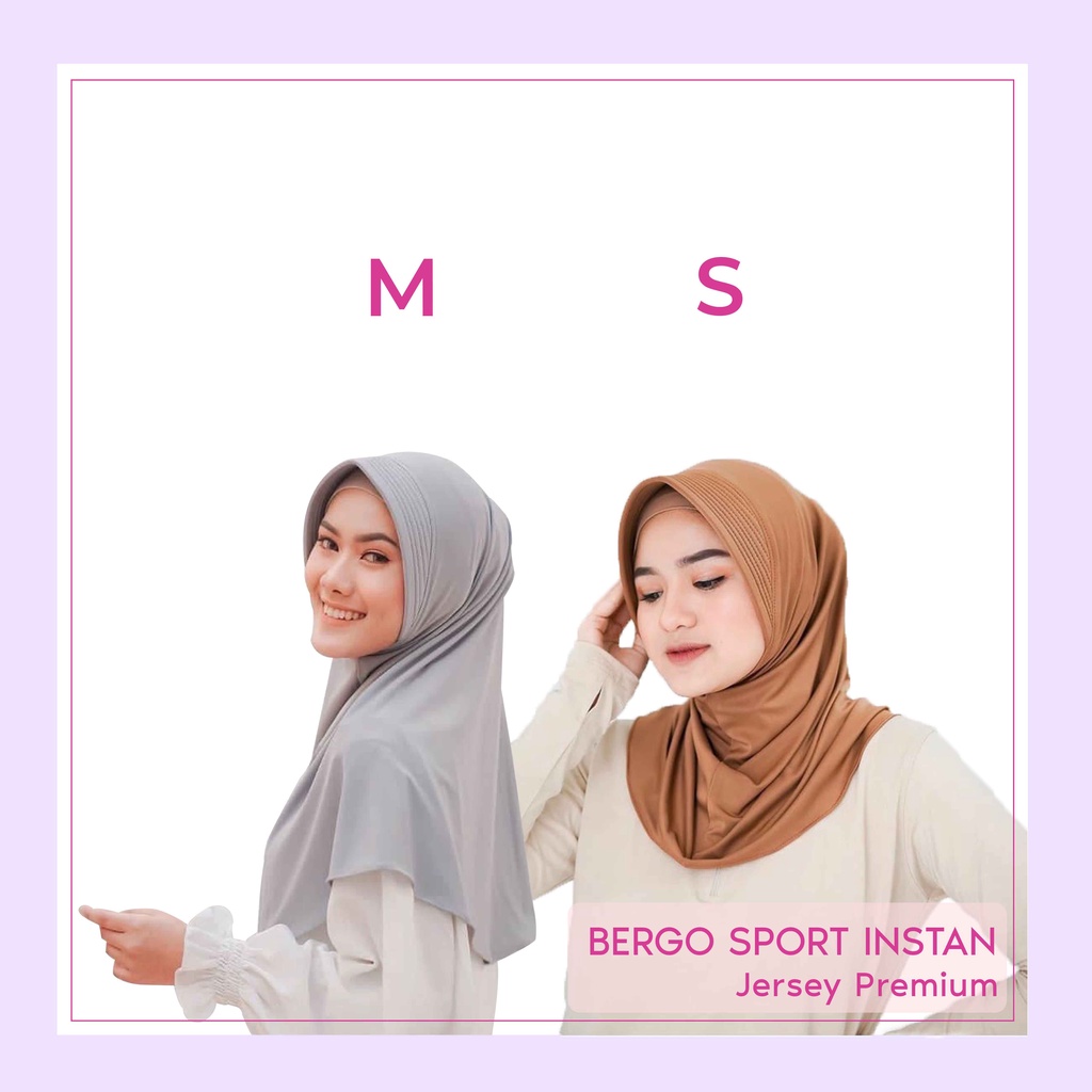 Jilbab Sport / Hijab Sport / Kerudung Sport - Warna Lengkap