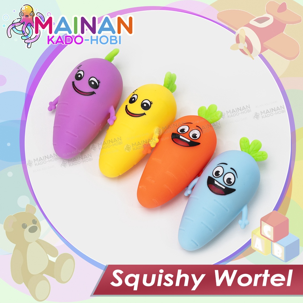 KADO MAINAN MOTORIK ANAK REMAS SQUISHY RELIEVE TOYS KARAKTER LUCU