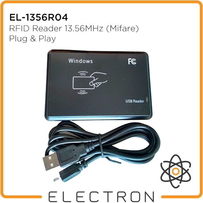 

[[JNT COD]] EL-1356R04 13.56MHz RFID USB Card Reader 13.56 MHz Contactless Mifare