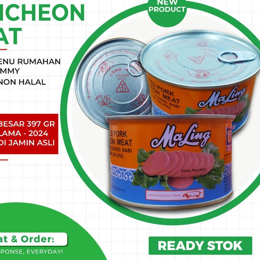 

☉ MALING TTS 397 GRAM / MA LING CANNED PORK - NON HALAL ☉