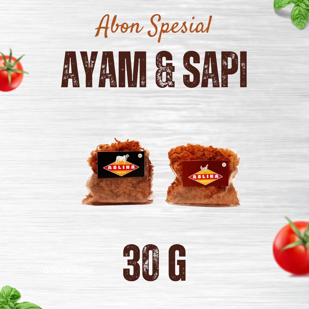 

Abon Ayam 30g Dan Abon Sapi 30g