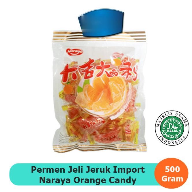 

Permen Jelly Jeruk KEMASAN 500 gr Naraya
