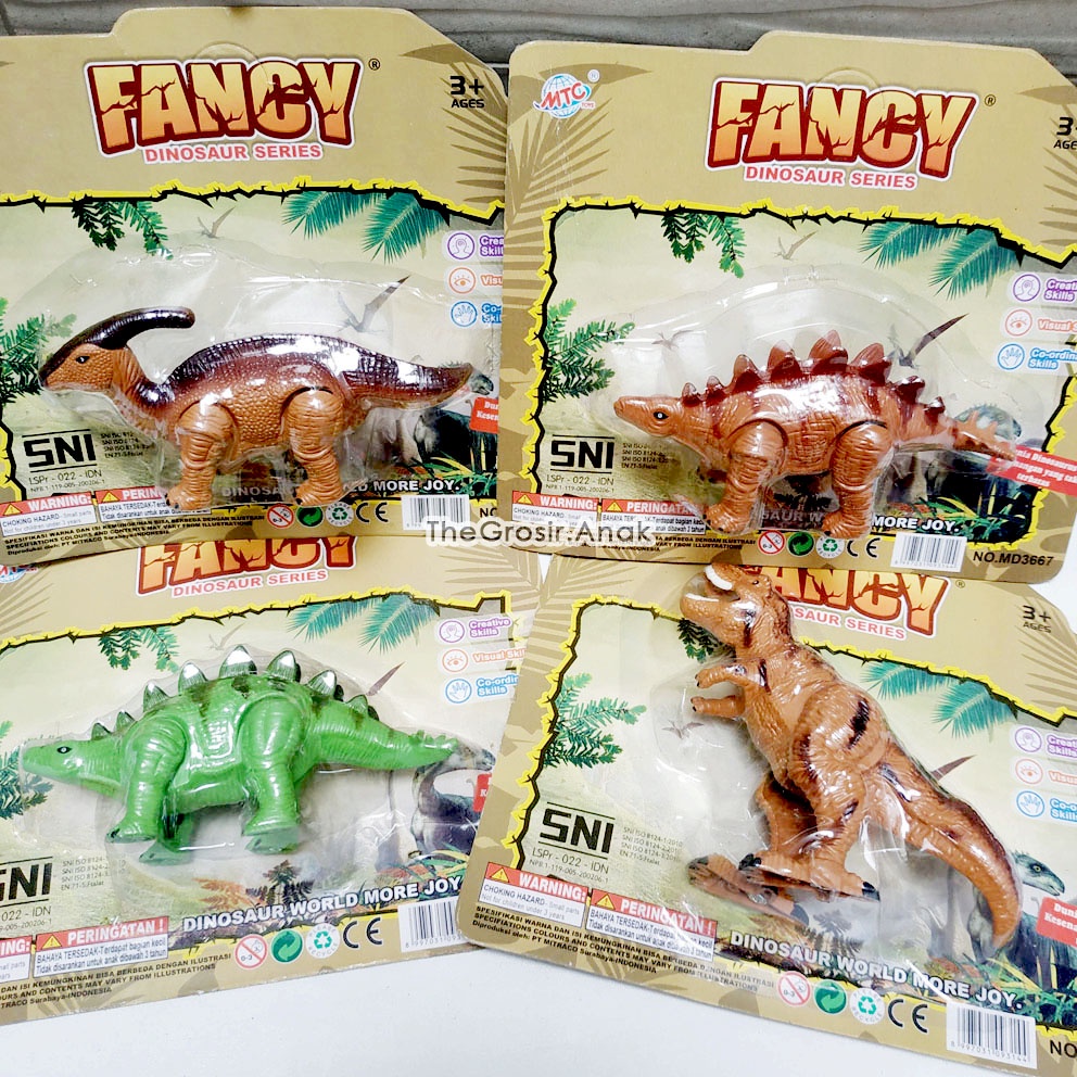 Fancy Dinosaur Series Kunci Putar Dino Dinosaurus Bisa Jalan