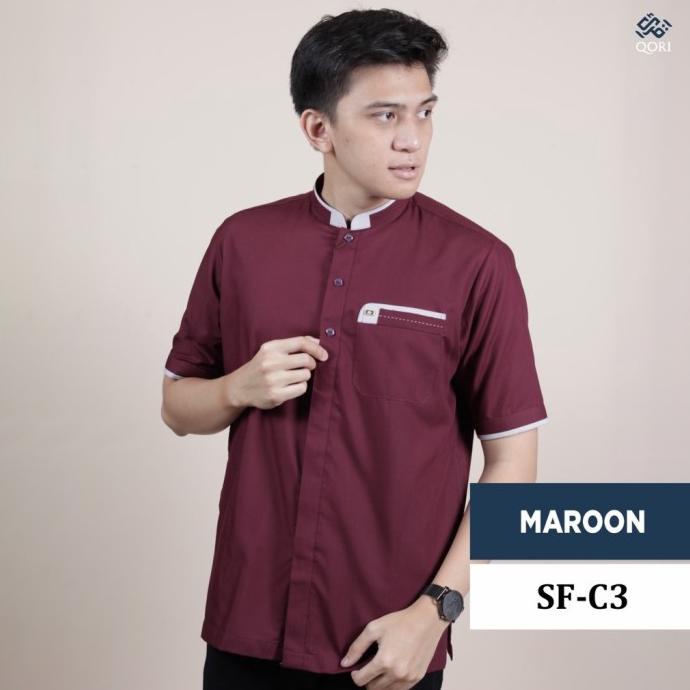 Qori Apparel Baju Koko Casual Shofwan (Lengan Pendek)
