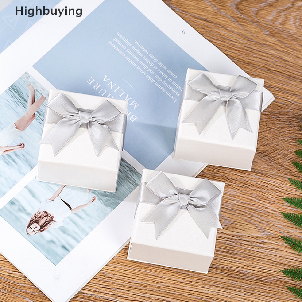 Hbid Paket Kertas Ikatan Simpul Perhiasan Cincin Kalung Anting Gift Box Case Charm Glory