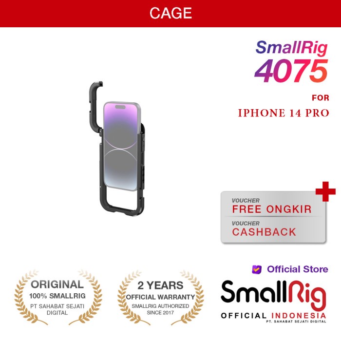 Smallrig Mobile Video Cage For Iphone 14 Pro 4075